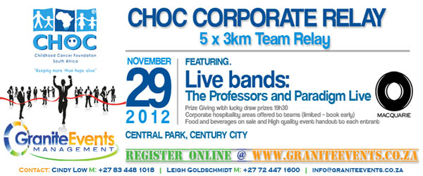 Choc Corporate Relay for November
