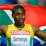 Semenya and Record holders in Bellville